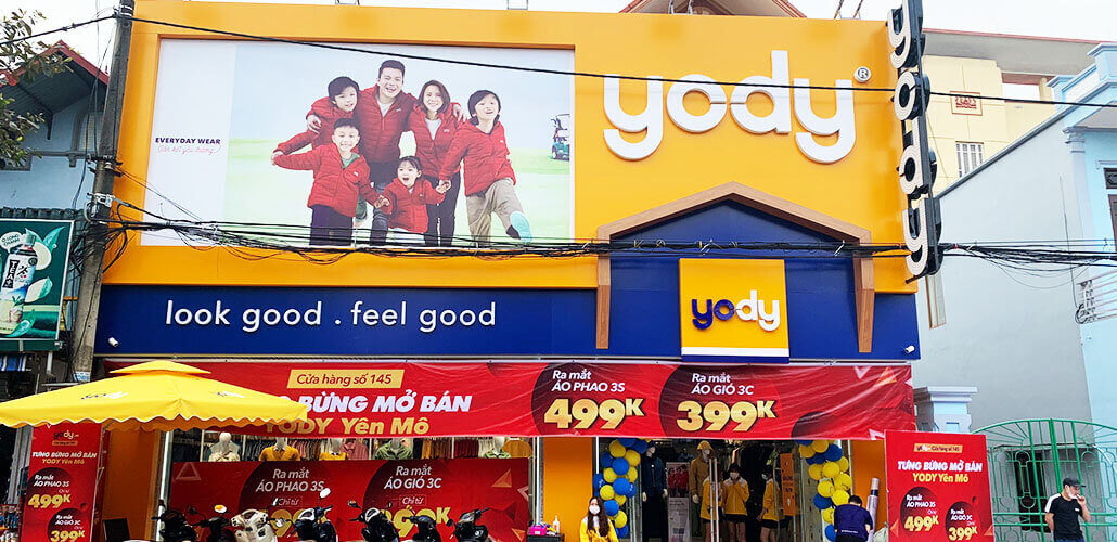 Showroom Yody Yên Mô Ninh Bình – Nội thất Win