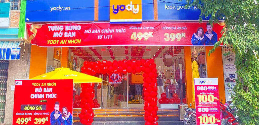 Showroom Yody An Nhơn Bình Định – Nội thất Win